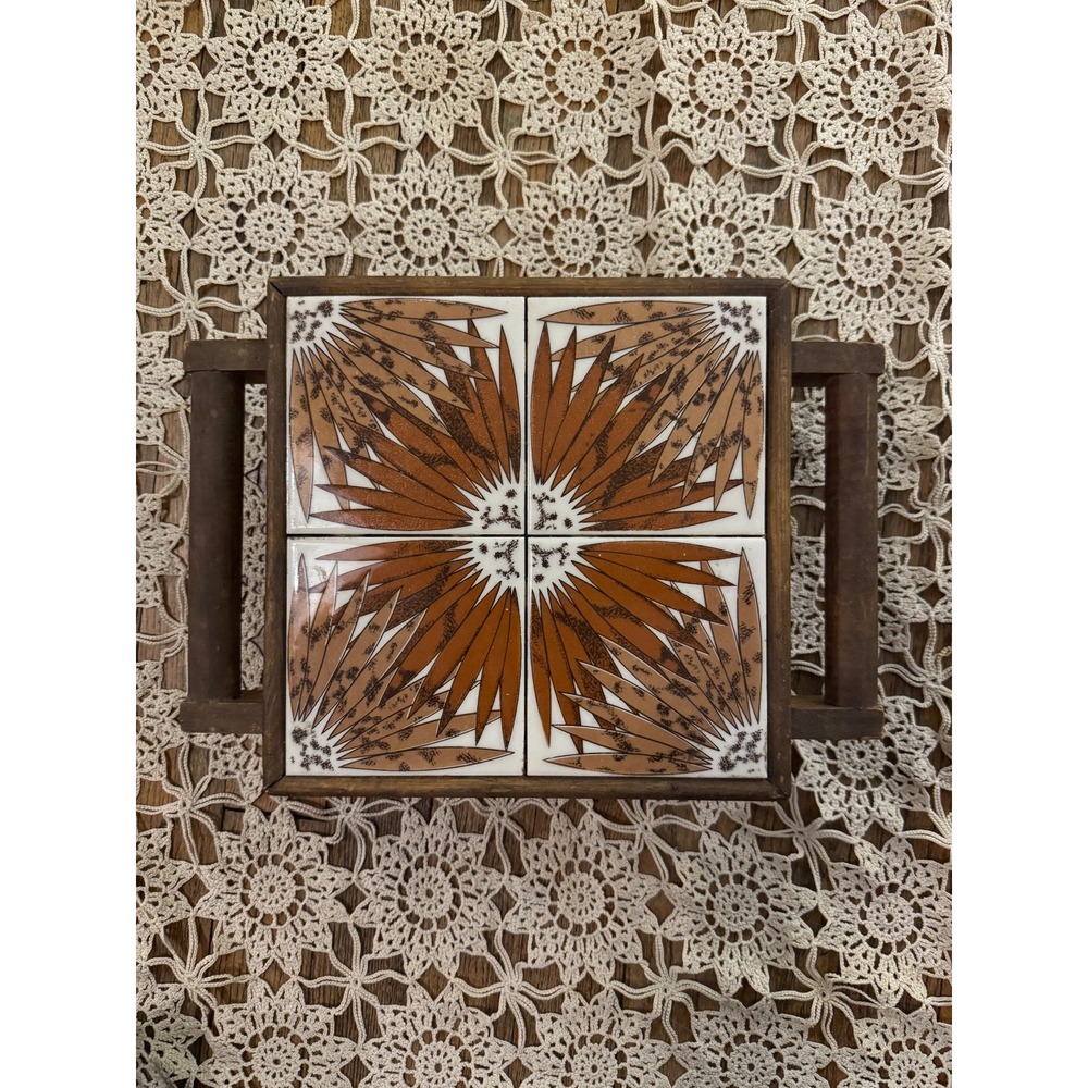 Vintage 70's Hot Plates -‎ 2pc set